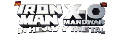 Iron Man X-O Manowar in Heavy Metal title screen for Sega Saturn